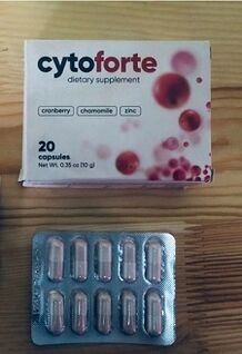 Treatment of cystitis with natural capsules Cyto Forte - review the results of application