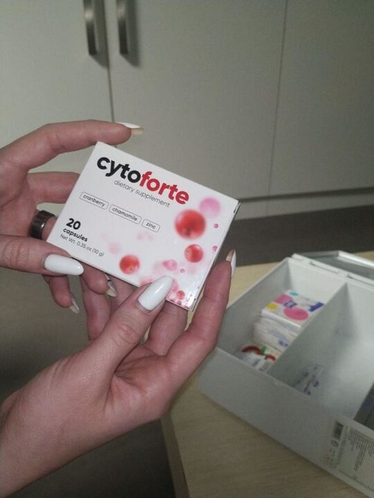 drug for rapid treatment of cystitis Cyto Forte - personal use experience